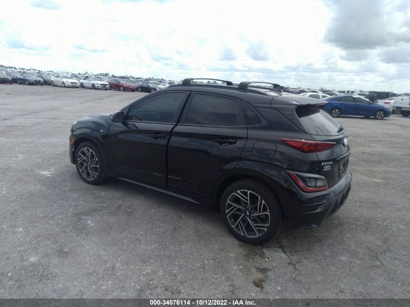 2022 HYUNDAI KONA N LINE VIN: KM8K33A34NU856777