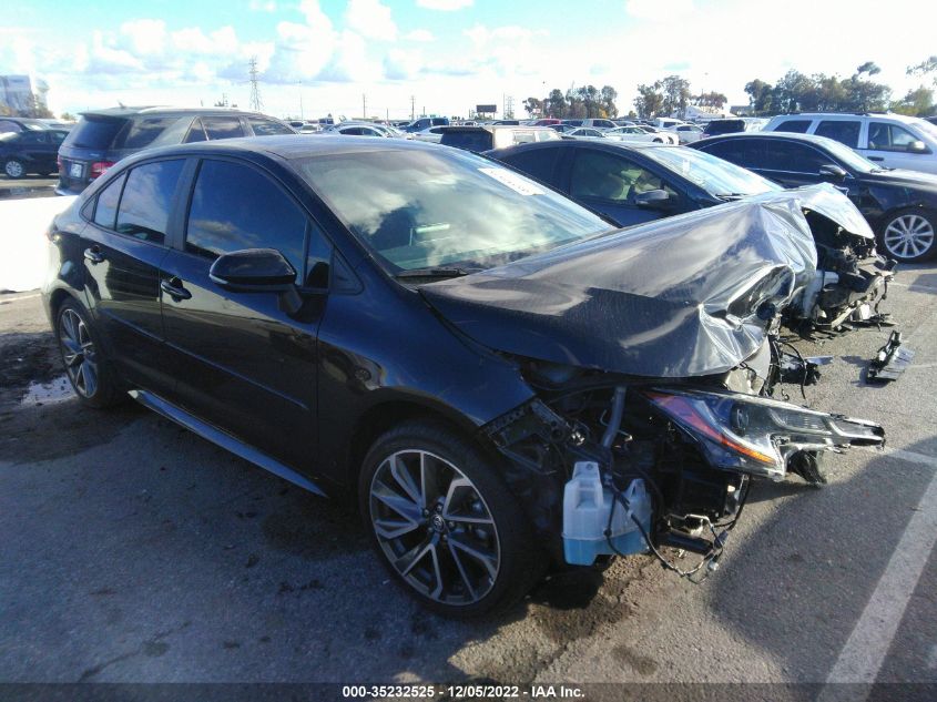 2021 TOYOTA COROLLA SE/NIGHTSHADE/APEX SE VIN: 5YFS4MCE1MP070176