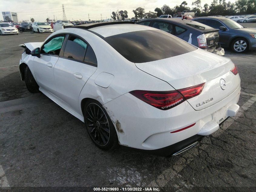 2020 MERCEDES-BENZ CLA CLA 250 VIN: WDD5J4GB6LN035897