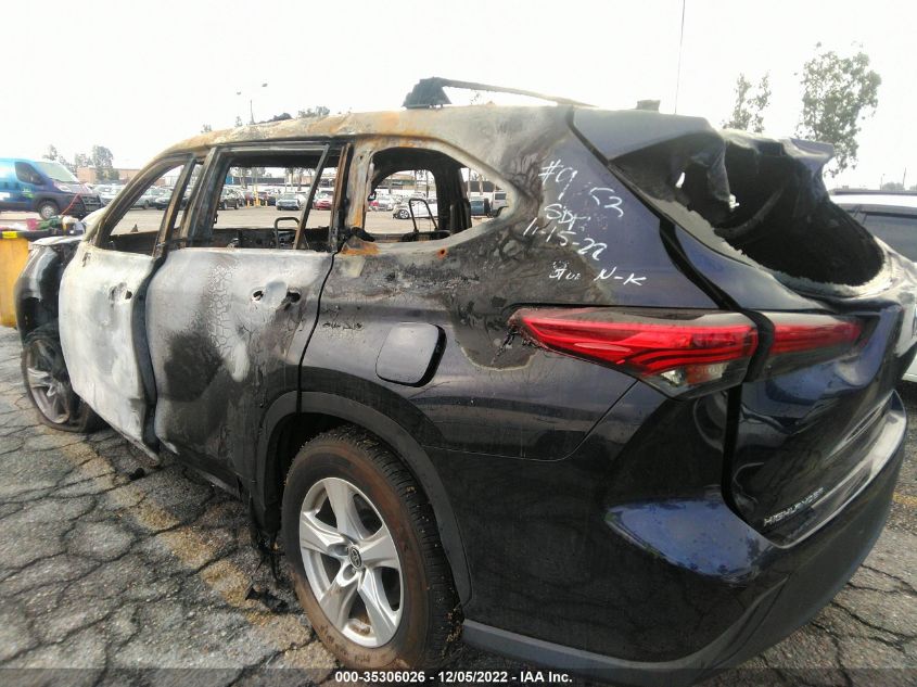 2021 TOYOTA HIGHLANDER L VIN: 5TDCZRAH6MS537079
