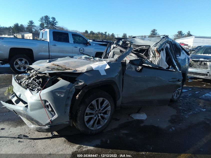 2022 TOYOTA RAV4 XLE PREMIUM VIN: 2T3A1RFV4NW267623