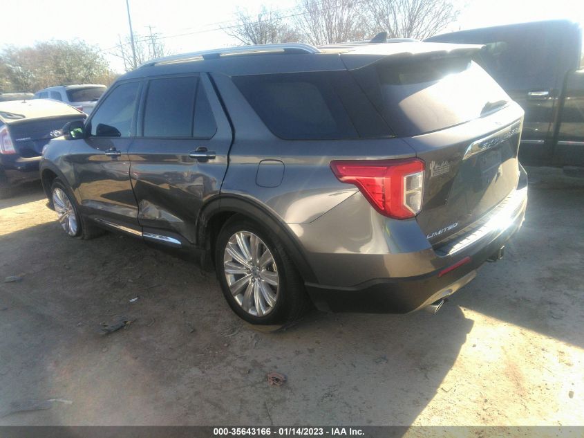 2021 FORD EXPLORER LIMITED VIN: 1FM5K7FW9MNA17050