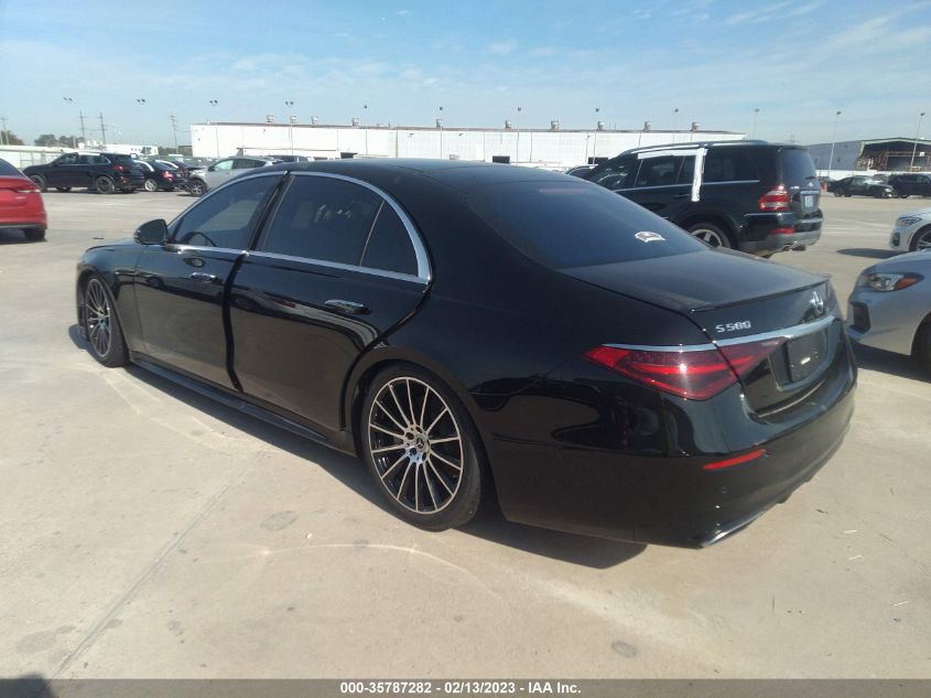 2021 MERCEDES-BENZ S-CLASS S 580 VIN: W1K6G7GB2MA058848