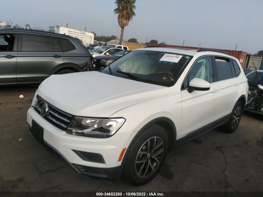 2021 VOLKSWAGEN TIGUAN SE/SE R-LINE BLACK/SEL VIN: 3VV2B7AX1MM075334