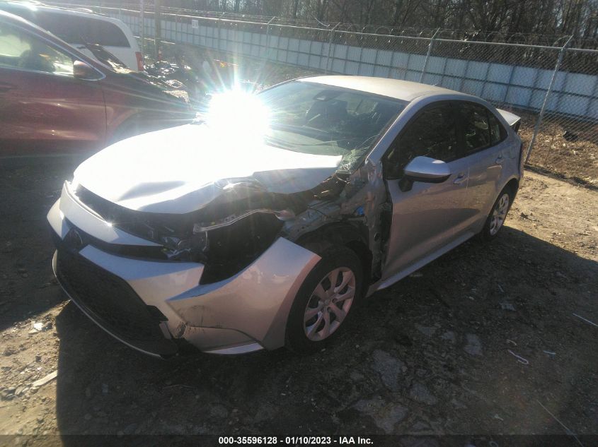 2022 TOYOTA COROLLA LE VIN: JTDEPMAE4NJ191331