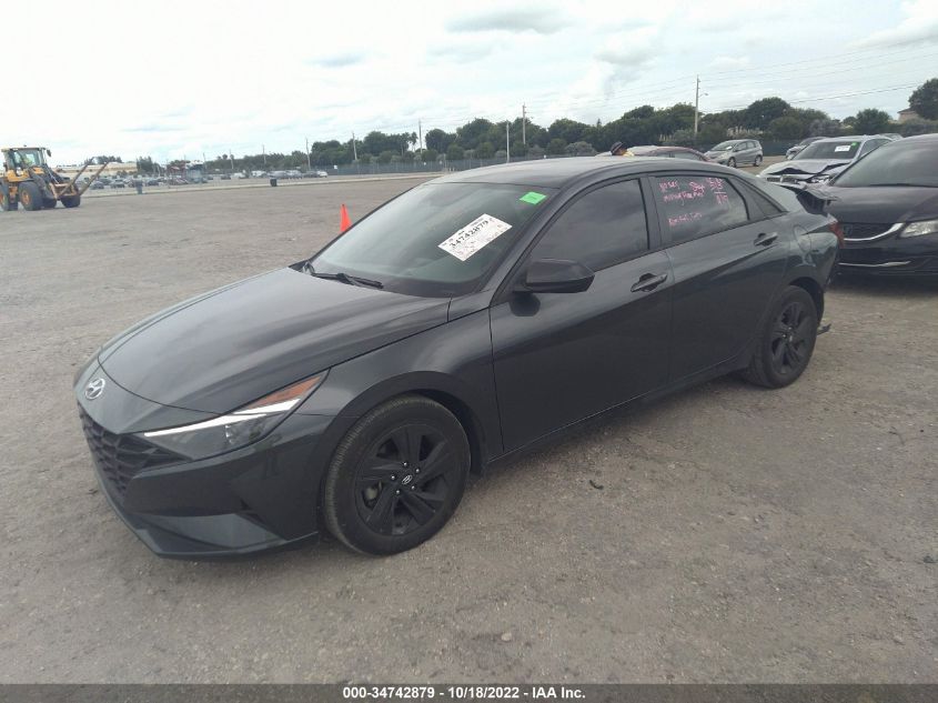 2021 HYUNDAI ELANTRA SEL VIN: 5NPLM4AG8MH007713