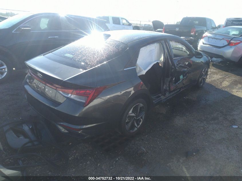 2021 HYUNDAI ELANTRA SEL VIN: 5NPLN4AG5MH021274