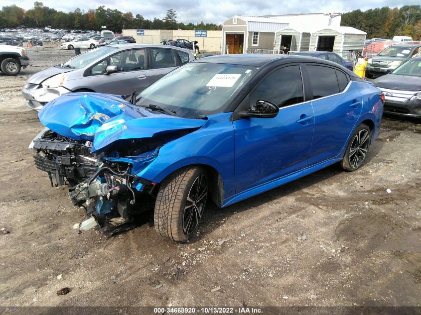 2021 NISSAN SENTRA SR VIN: 3N1AB8DV7MY275835