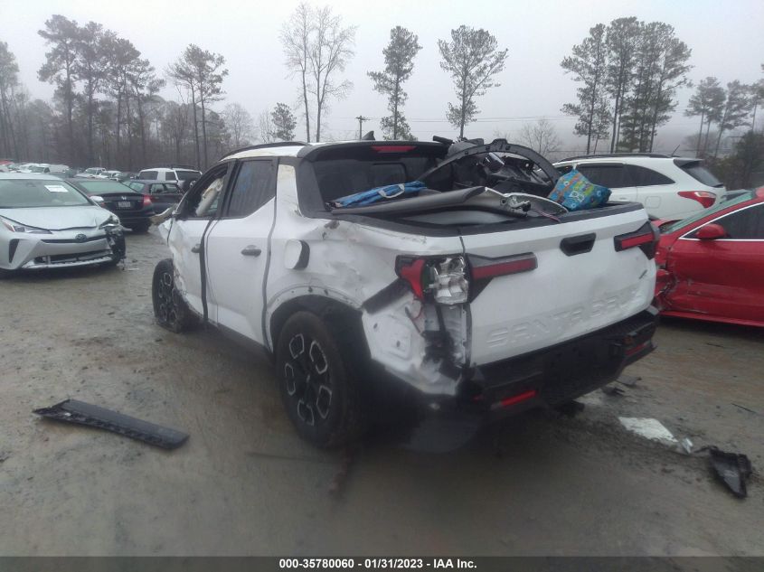 2022 HYUNDAI SANTA CRUZ SEL VIN: 5NTJCDAE1NH016295