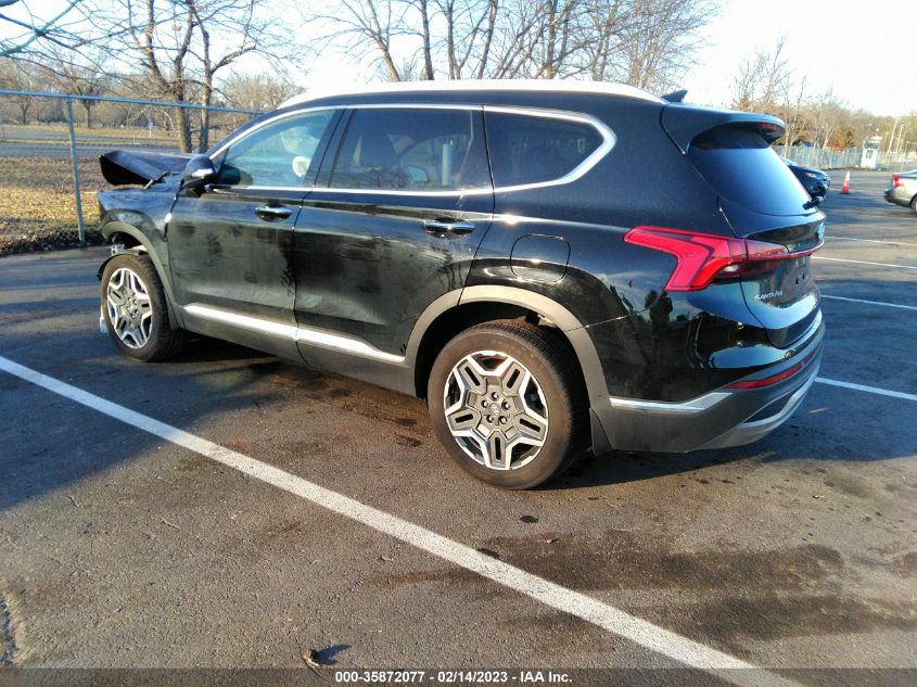 2022 HYUNDAI SANTA FE LIMITED VIN: 5NMS4DAL8NH392018