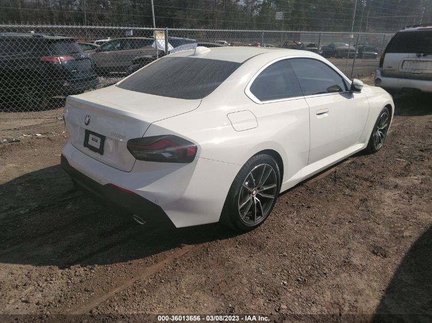 2022 BMW 2 SERIES 230I VIN: 3MW23CM09N8C66381