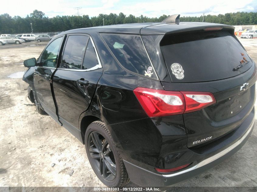 2020 CHEVROLET EQUINOX LT VIN: 2GNAXKEV2L6201630