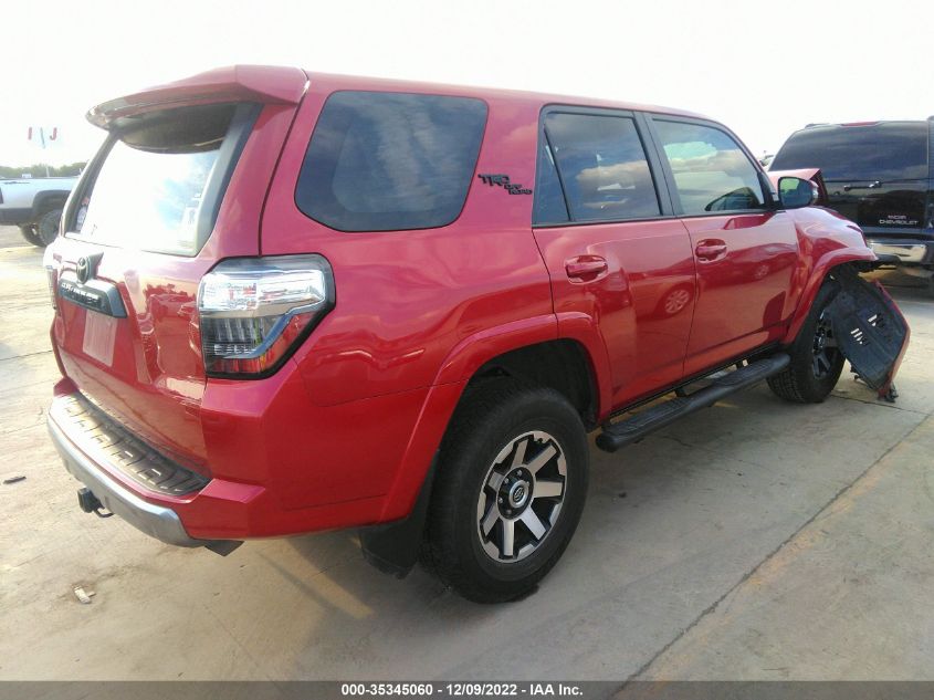 2021 TOYOTA 4RUNNER TRD OFF ROAD PREMIUM VIN: JTERU5JR7M5902400
