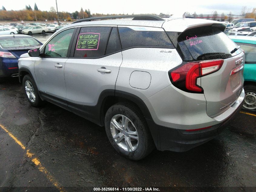 2022 GMC TERRAIN SLE VIN: 3GKALTEV5NL136155