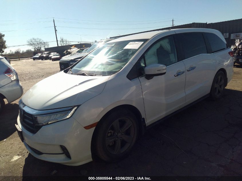 2021 HONDA ODYSSEY EX VIN: 5FNRL6H51MB017642