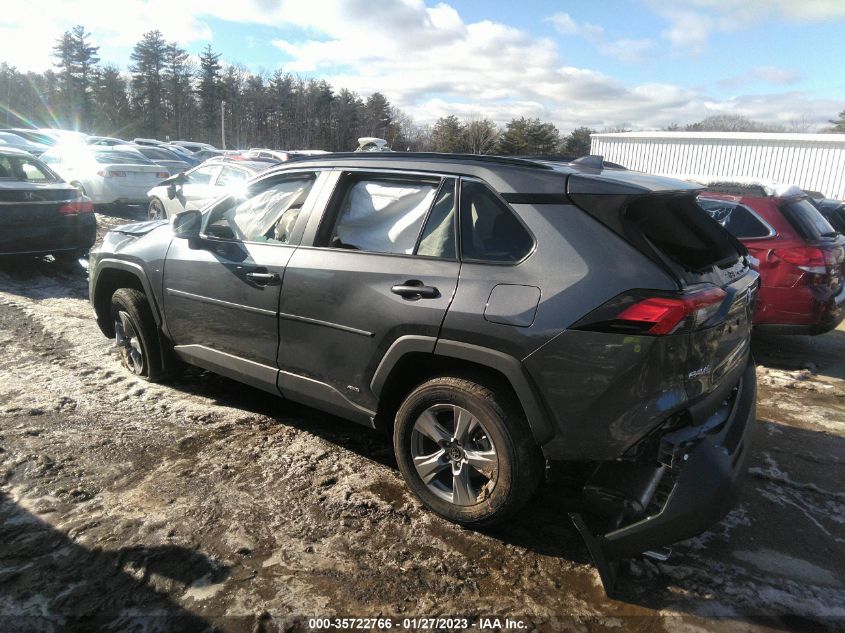2022 TOYOTA RAV4 HYBRID XLE VIN: 4T3RWRFV1NU050857