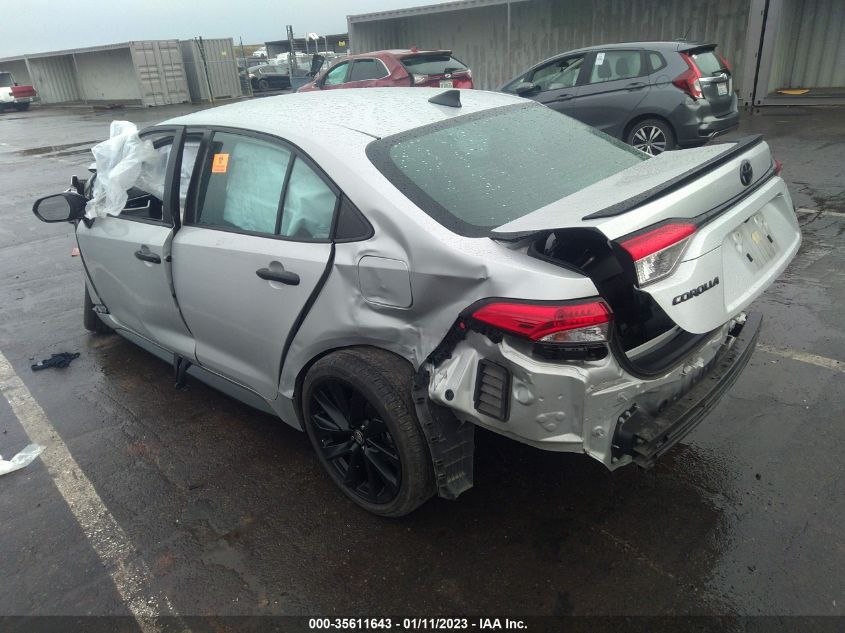 2021 TOYOTA COROLLA SE/NIGHTSHADE/APEX SE VIN: 5YFS4MCE2MP062166