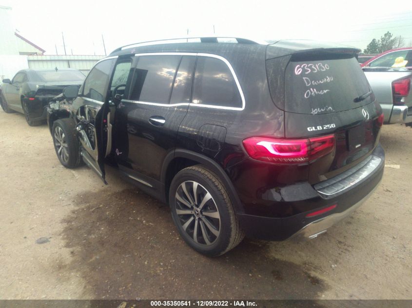 2022 MERCEDES-BENZ GLB GLB 250 VIN: W1N4M4GB2NW246145