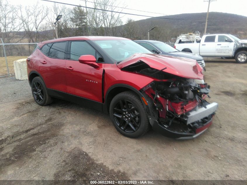 2022 CHEVROLET BLAZER LT VIN: 3GNKBHR43NS186566
