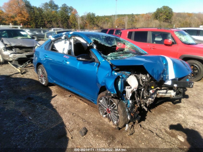2022 KIA FORTE GT VIN: 3KPF44AC4NE476183