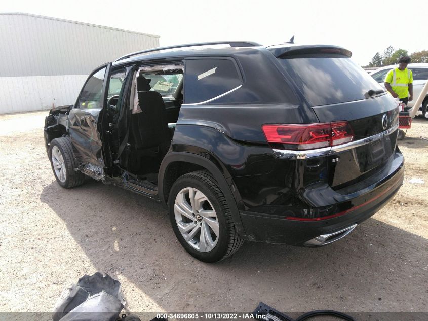 2021 VOLKSWAGEN ATLAS 2.0T SE W/TECHNOLOGY VIN: 1V2JP2CA0MC561978