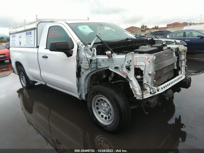 2020 CHEVROLET SILVERADO 1500 WORK TRUCK VIN: 3GCNWAEF0LG206409
