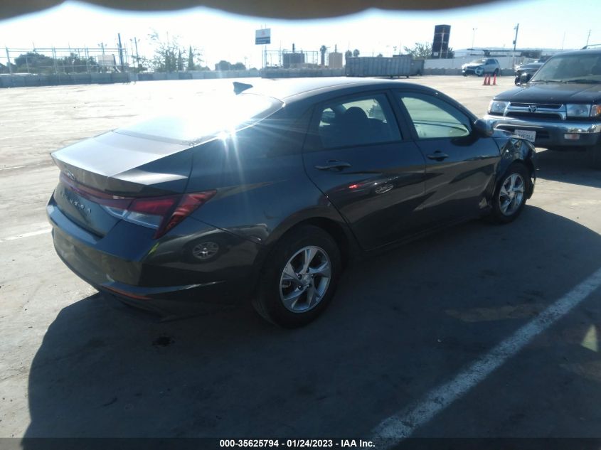 2022 HYUNDAI ELANTRA SE VIN: 5NPLL4AG5NH077979