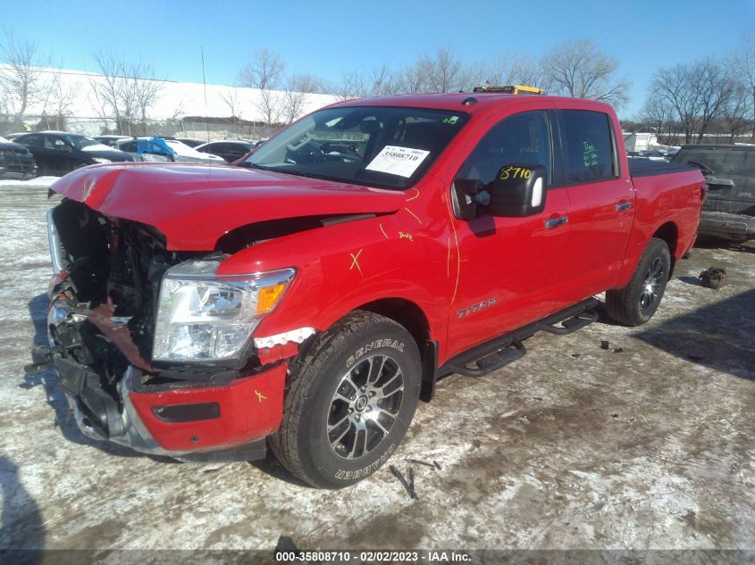 2021 NISSAN TITAN SV VIN: 1N6AA1EDXMN522191
