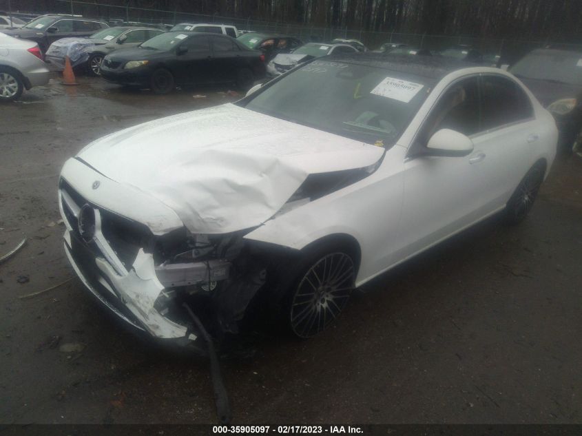 2022 MERCEDES-BENZ C-CLASS C 300 VIN: W1KAF4HB4NR059495