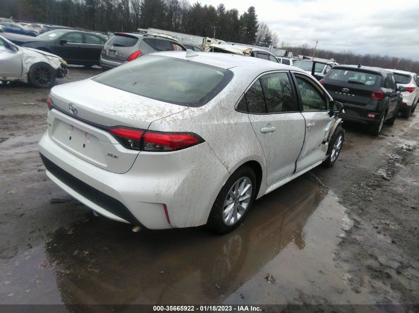 2022 TOYOTA COROLLA XLE VIN: JTDFPMAEXNJ208217