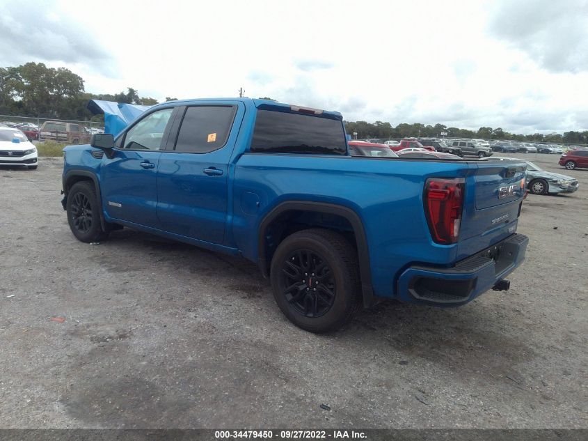 2022 GMC SIERRA 1500 ELEVATION VIN: 3GTPHCEK1NG619163