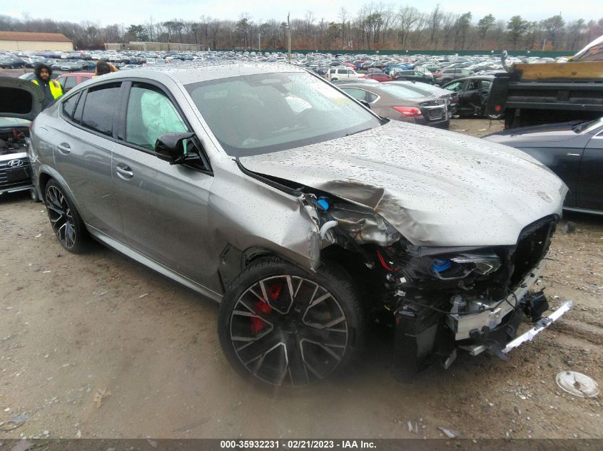 2022 BMW X6 M VIN: 5YMCY0C00N9N24549
