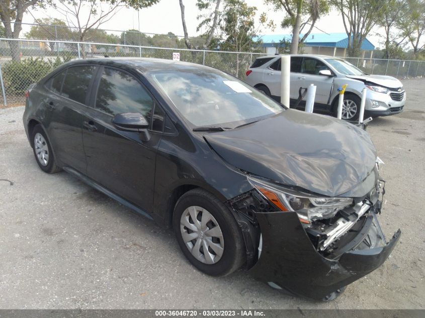 2022 TOYOTA COROLLA L VIN: JTDDPMAE1NJ229173