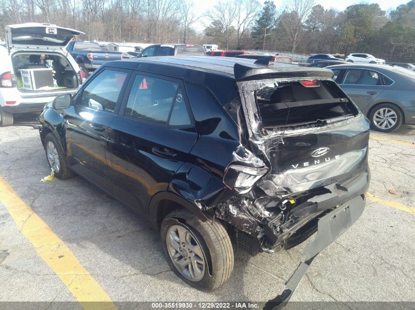 2022 HYUNDAI VENUE SE VIN: KMHRB8A34NU149371