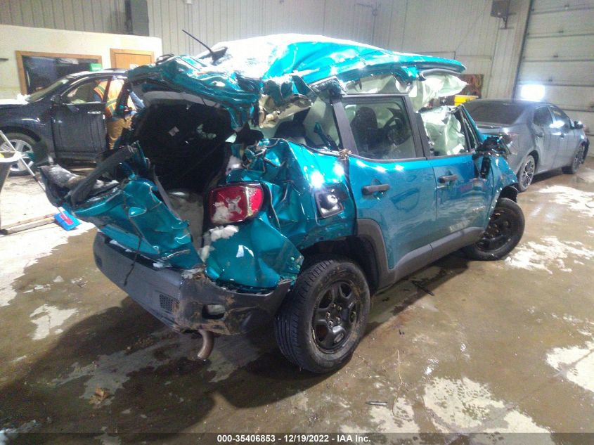 2021 JEEP RENEGADE SPORT VIN: ZACNJDAB5MPM12678