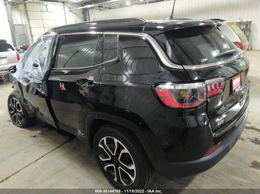 2022 JEEP COMPASS LIMITED VIN: 3C4NJDCBXNT196207