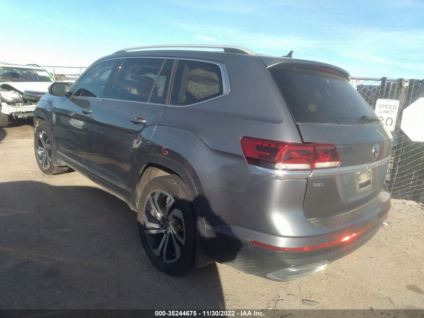 2021 VOLKSWAGEN ATLAS 2.0T SEL PREMIUM VIN: 1V2TP2CA5MC552797