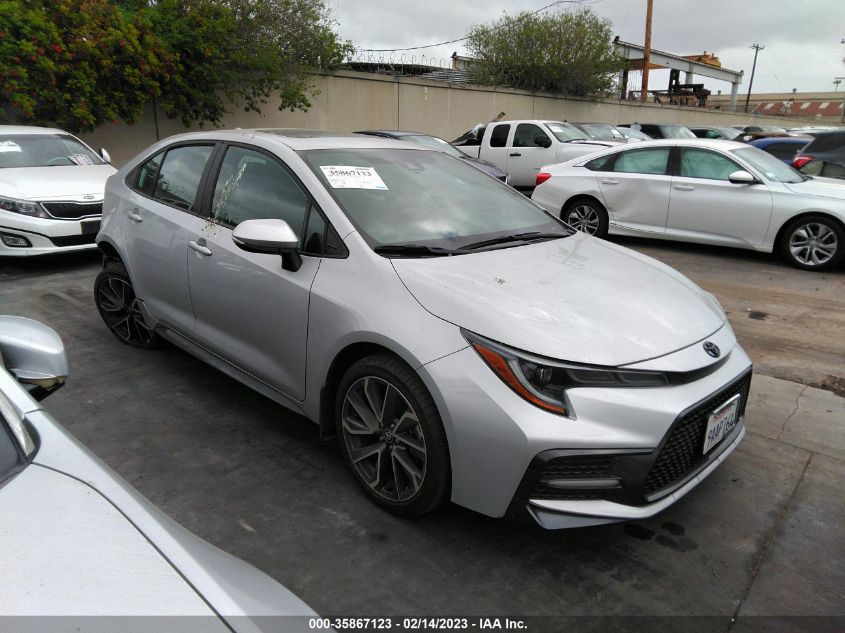 2022 TOYOTA COROLLA SE/SE NIGHTSHADE/APEX SE VIN: 5YFP4MCE7NP107979