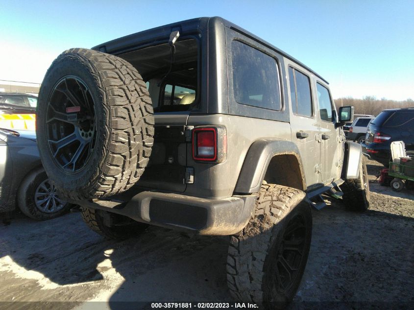 2021 JEEP WRANGLER UNLIMITED SPORT S VIN: 1C4HJXDG7MW834494