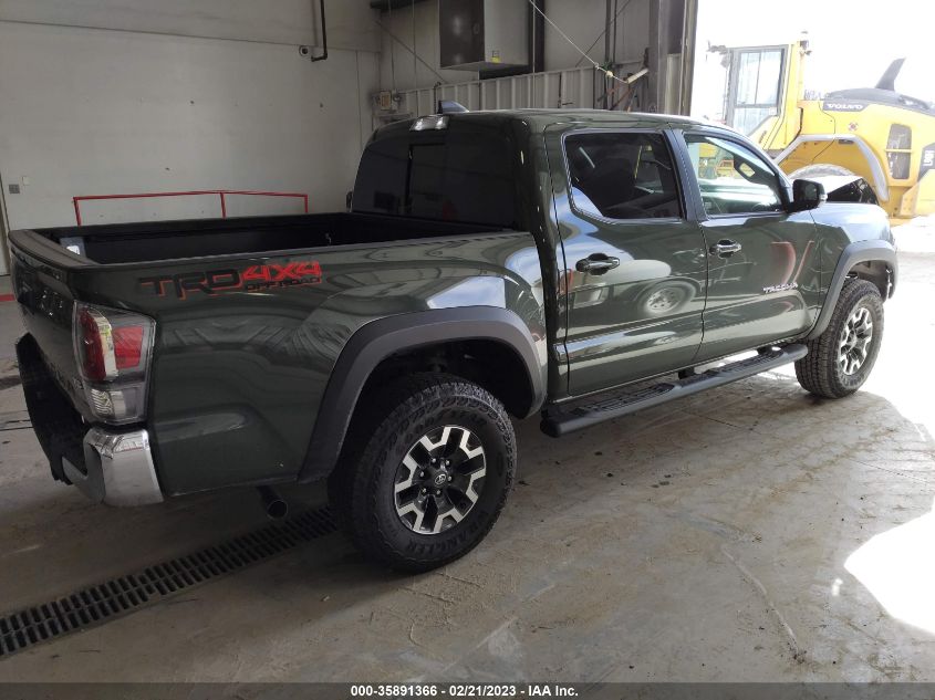 2022 TOYOTA TACOMA 4WD SR/SR5/TRD SPORT VIN: 3TMCZ5AN2NM518044
