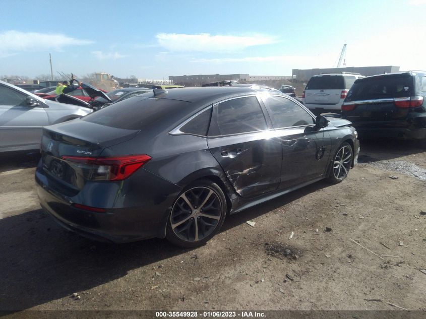 2022 HONDA CIVIC SEDAN TOURING VIN: 2HGFE1F91NH321024