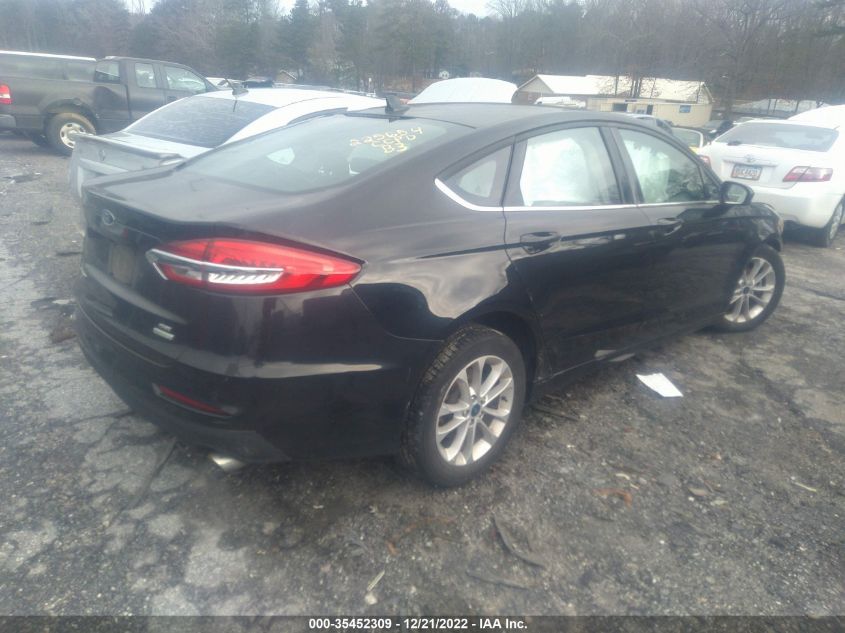 2020 FORD FUSION SE VIN: 3FA6P0HD1LR145927