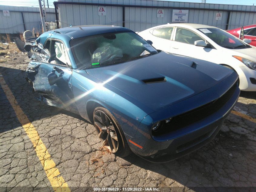 2022 DODGE CHALLENGER SXT VIN: 2C3CDZAG0NH132345