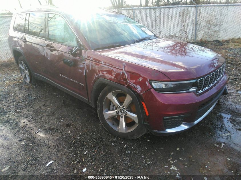 2021 JEEP GRAND CHEROKEE L LIMITED VIN: 1C4RJKBG8M8133736