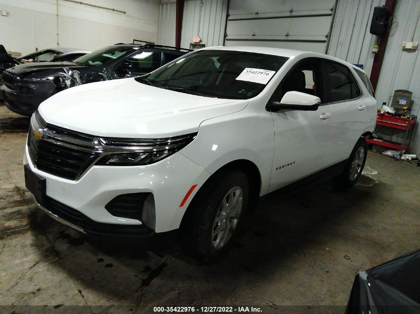 2022 CHEVROLET EQUINOX LT VIN: 3GNAXUEV2NL307246