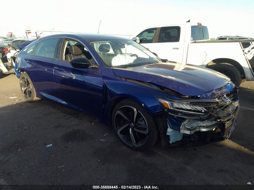 2022 HONDA ACCORD SEDAN SPORT SE VIN: 1HGCV1F48NA097353