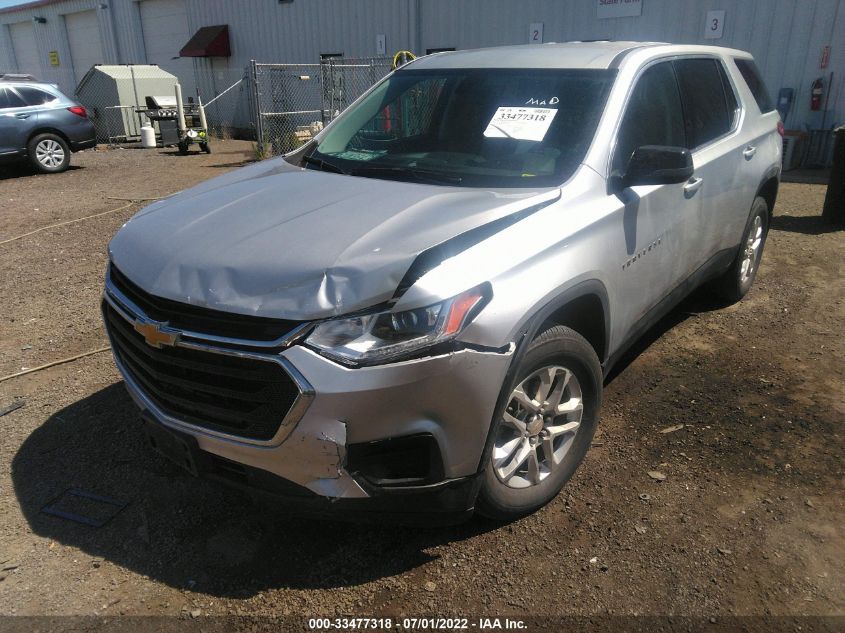 2021 CHEVROLET TRAVERSE LS VIN: 1GNEVFKWXMJ151253