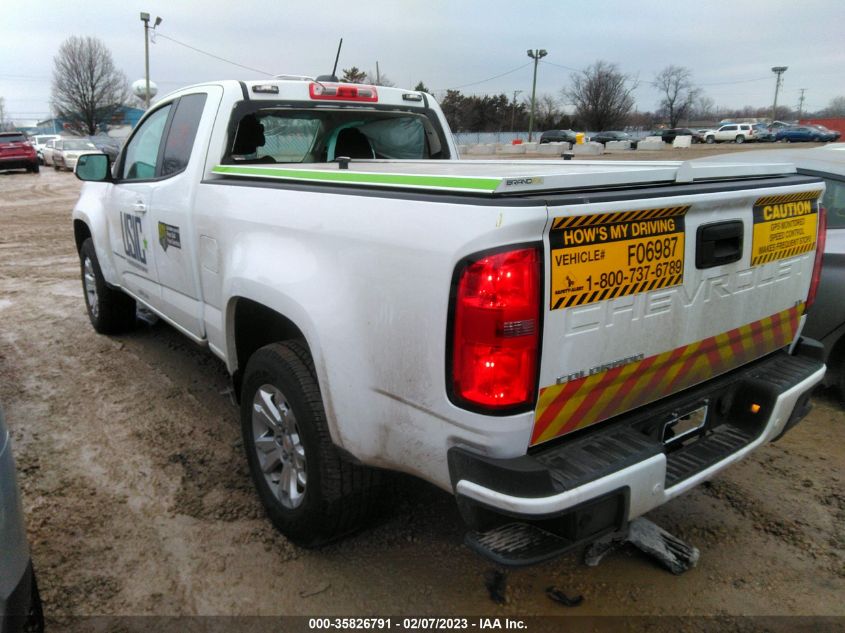 2022 CHEVROLET COLORADO 2WD LT VIN: 1GCHSCEA9N1243680