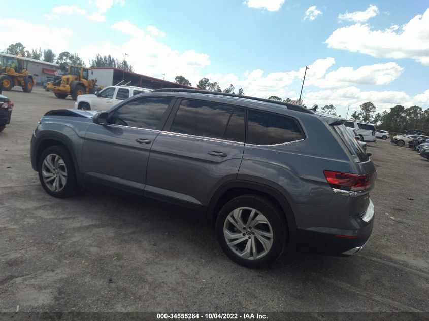 2021 VOLKSWAGEN ATLAS 3.6L V6 SE W/TECHNOLOGY VIN: 1V2JR2CA3MC508203