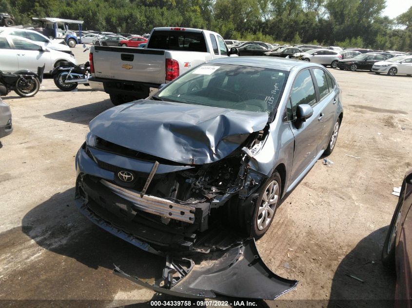 2020 TOYOTA COROLLA LE VIN: 5YFEPRAE9LP093935